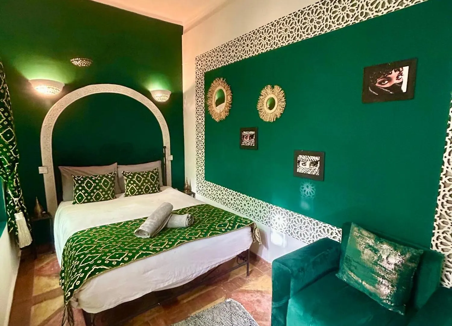 Villa Riad 4 Chambres Avec Piscine Et Petit Dejeuner Marrakesh Marokko